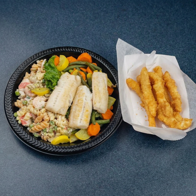 Kid's Cod Meal.
